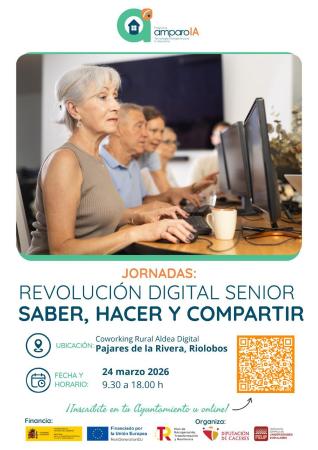 Imagen 24 de Marzo - JORNADAS: REVOLUCIÓN DIGITAL SENIOR: SABER, HACER Y COMPARTIR.