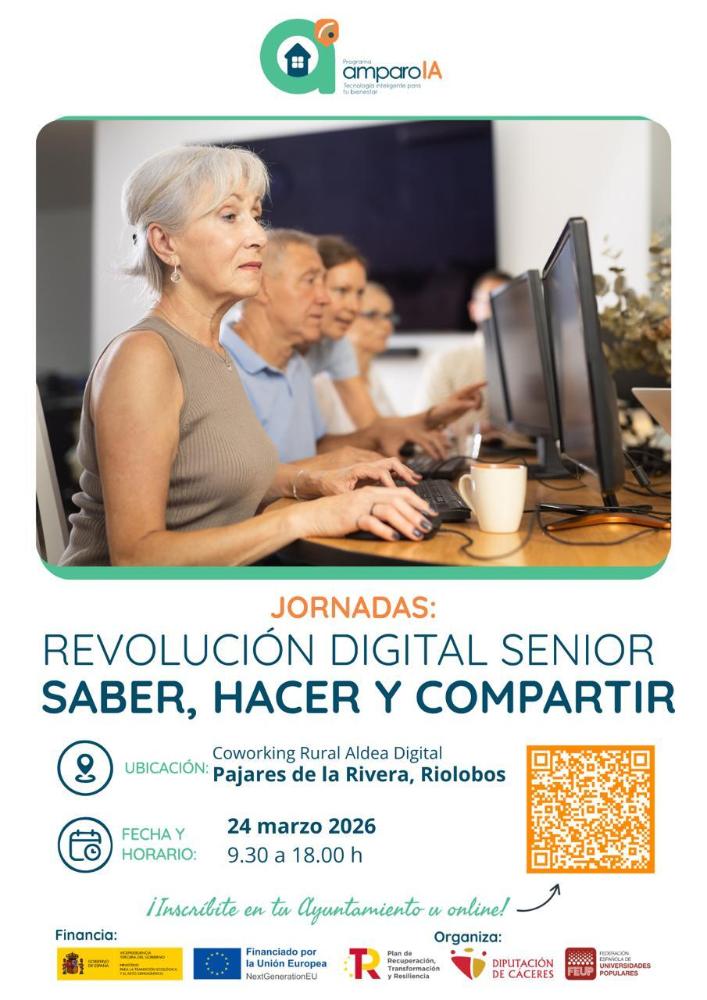 Imagen 24 de Marzo - JORNADAS: REVOLUCIÓN DIGITAL SENIOR: SABER, HACER Y COMPARTIR.